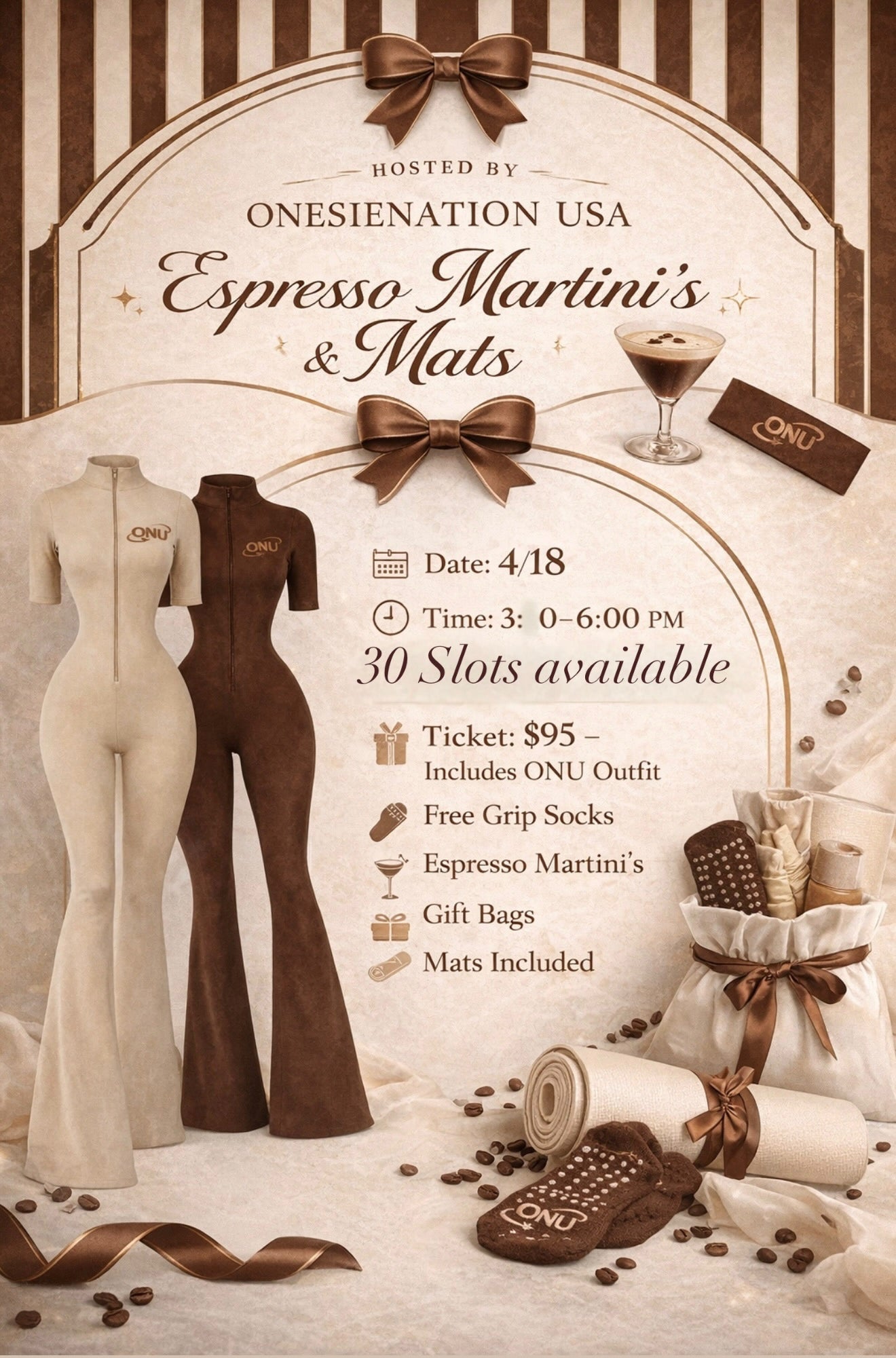 Expresso Martini’s & Mats