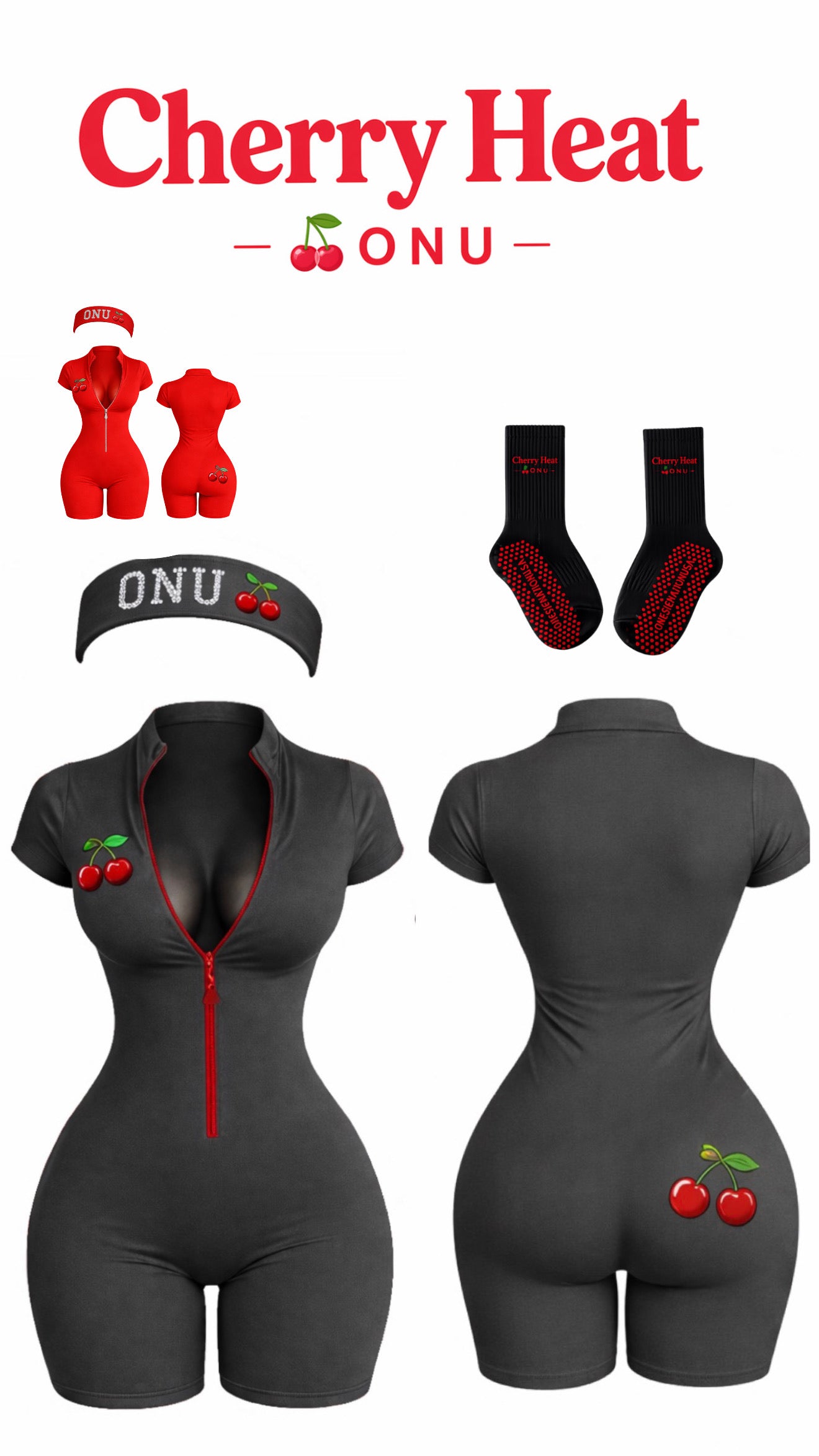 Cherry Heat ONU - Onesie Nation USA