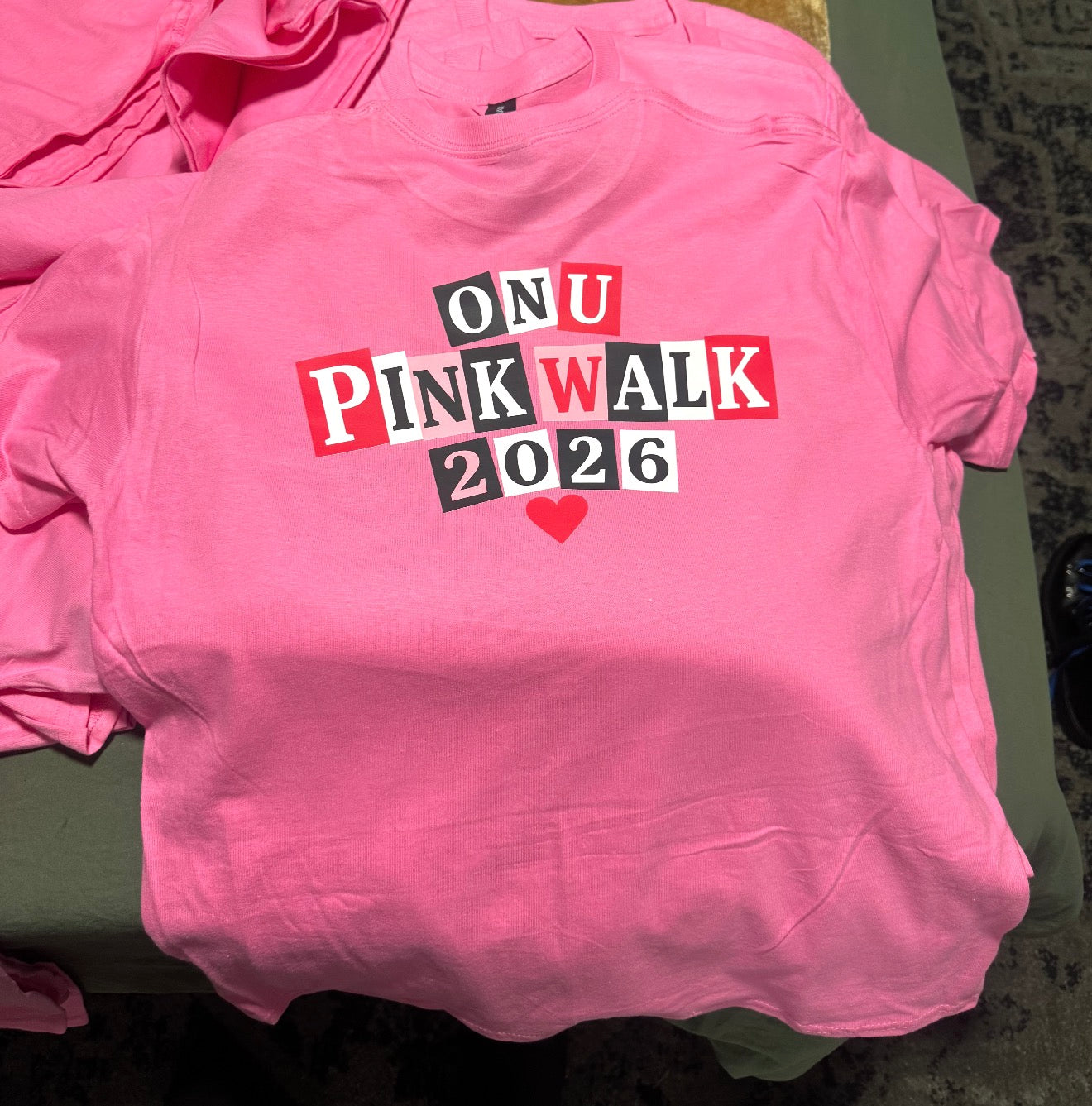 ONU PINK WALK SHIRTS