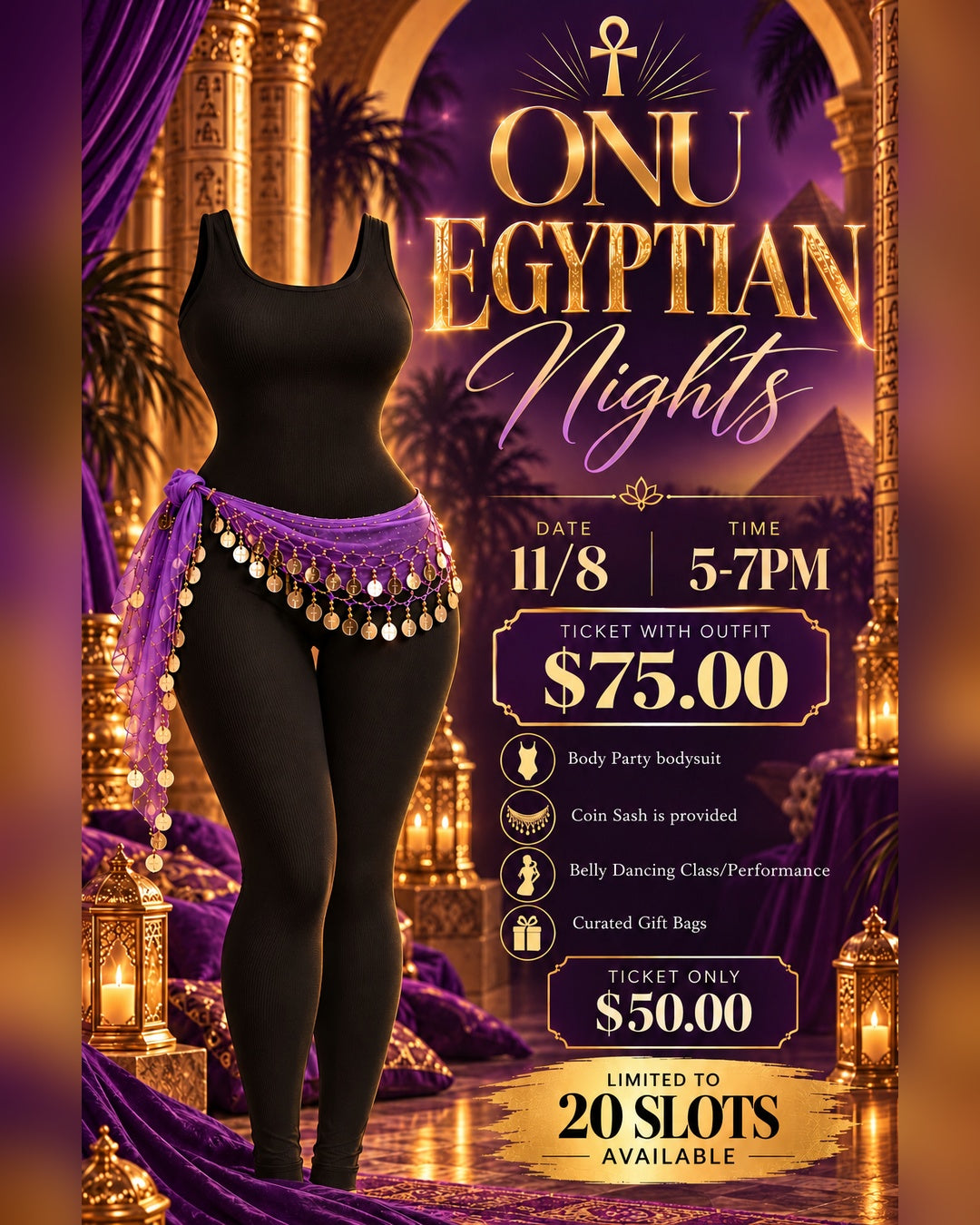 ONU EGYPTIAN NIGHT PARTY - Onesie Nation USA