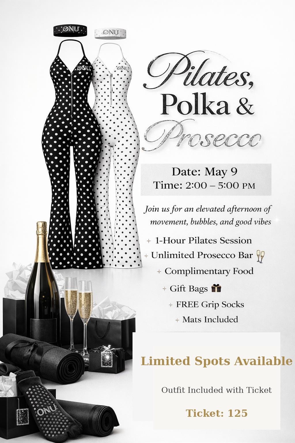 Pilates , Polka & Prosecco - Onesie Nation USA