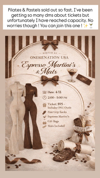 Expresso Martini’s & Mats