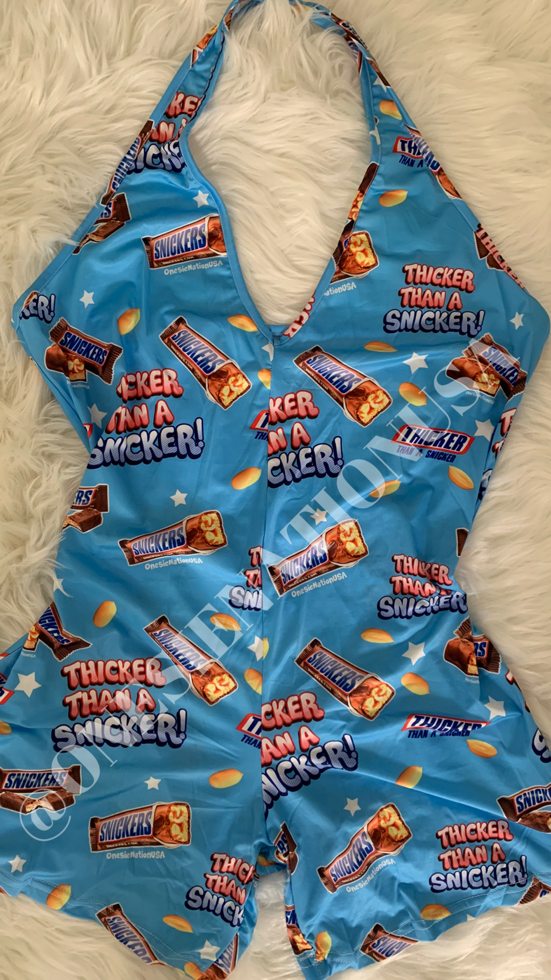 Thicker than a Snickkkers - Onesie Nation USA